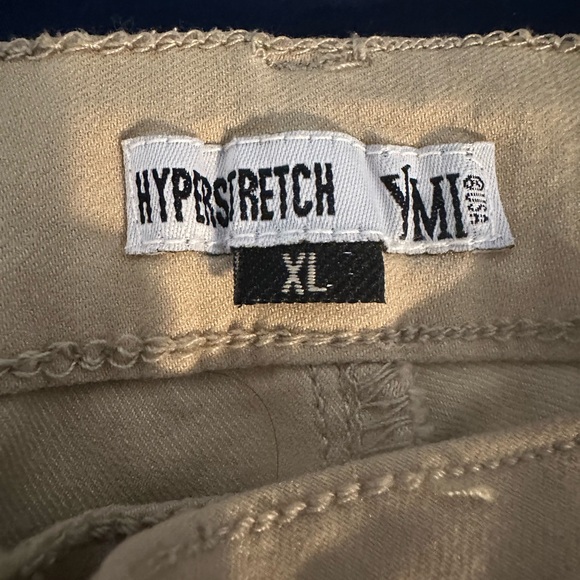 Khaki stretchy jeggings. XL - Picture 5 of 6